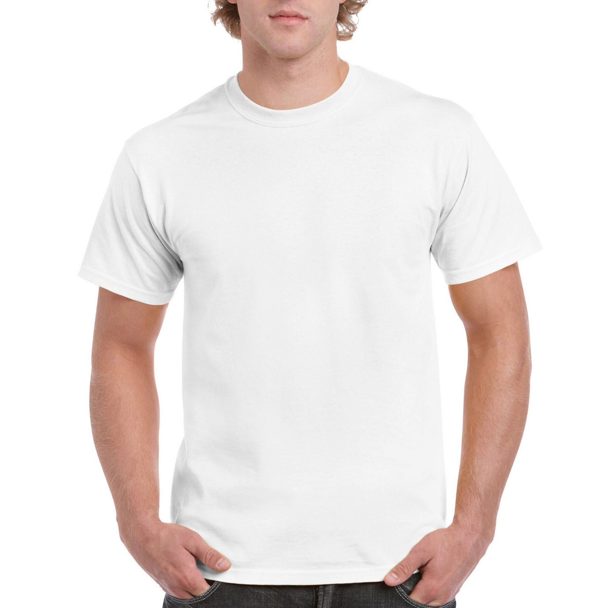 T-shirt unisexo para adultos com um martelo branco