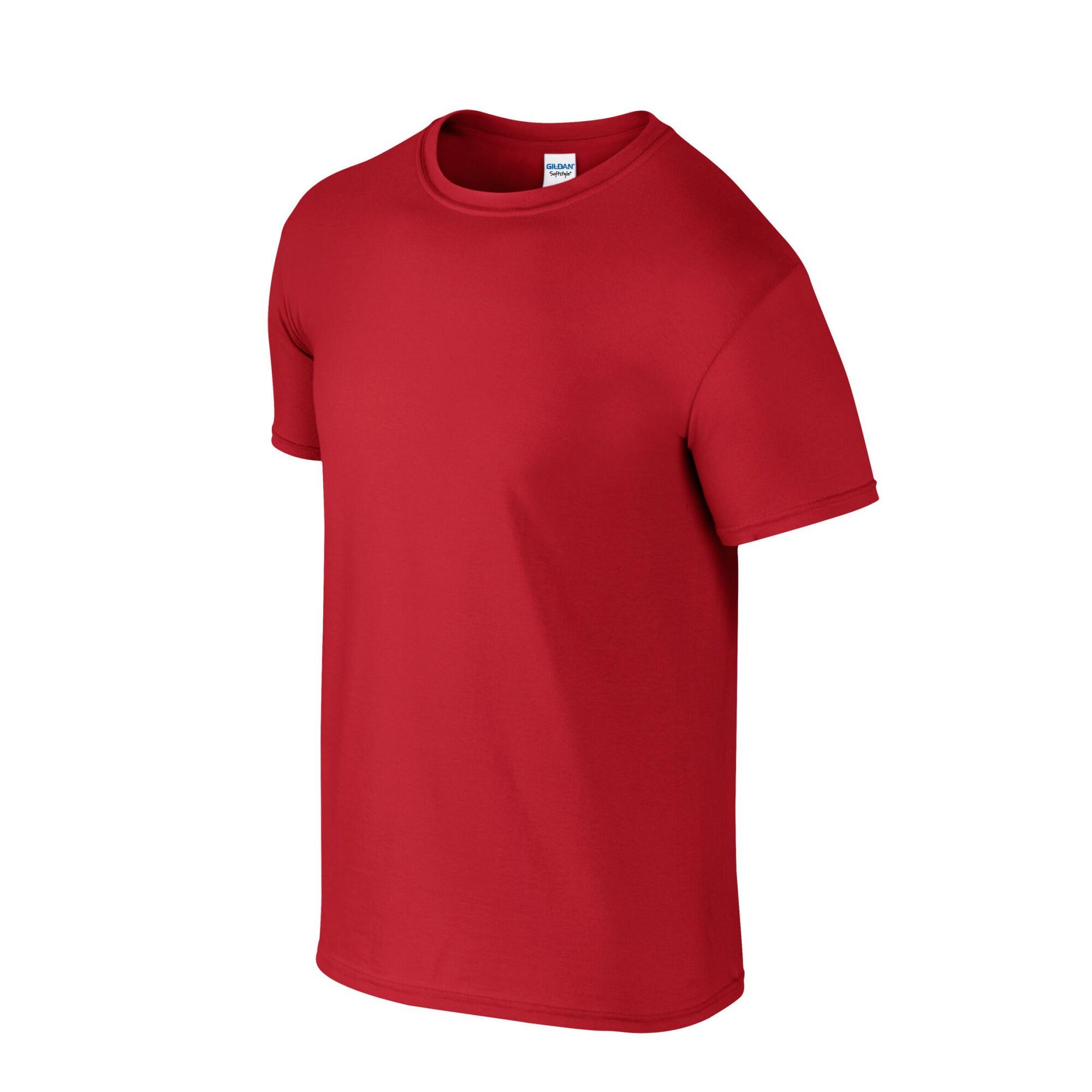 Tshirt SOFTSTYLE Adulte (Rouge) 3/3