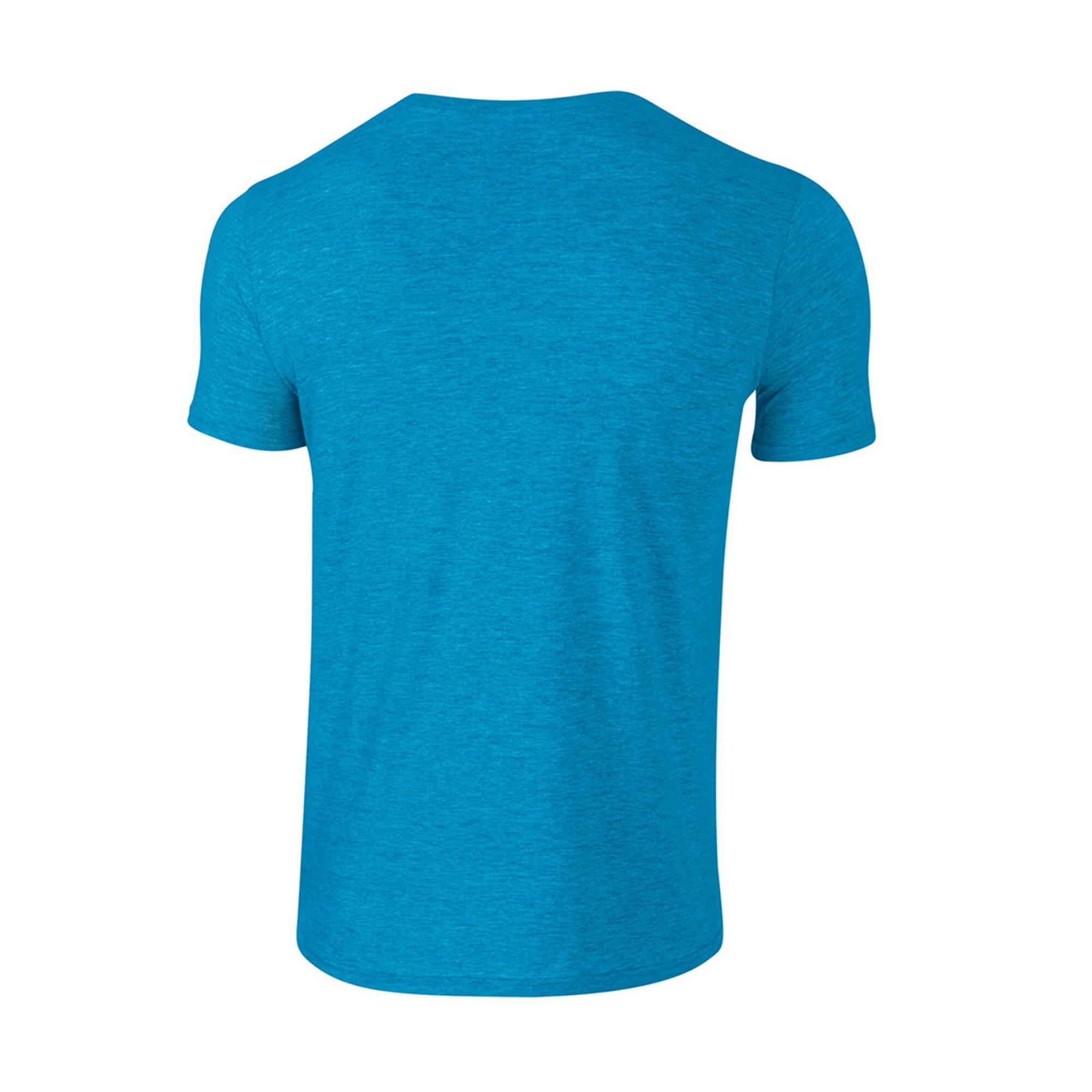 Tshirt SOFTSTYLE Adulte (Saphir Chiné) 2/3
