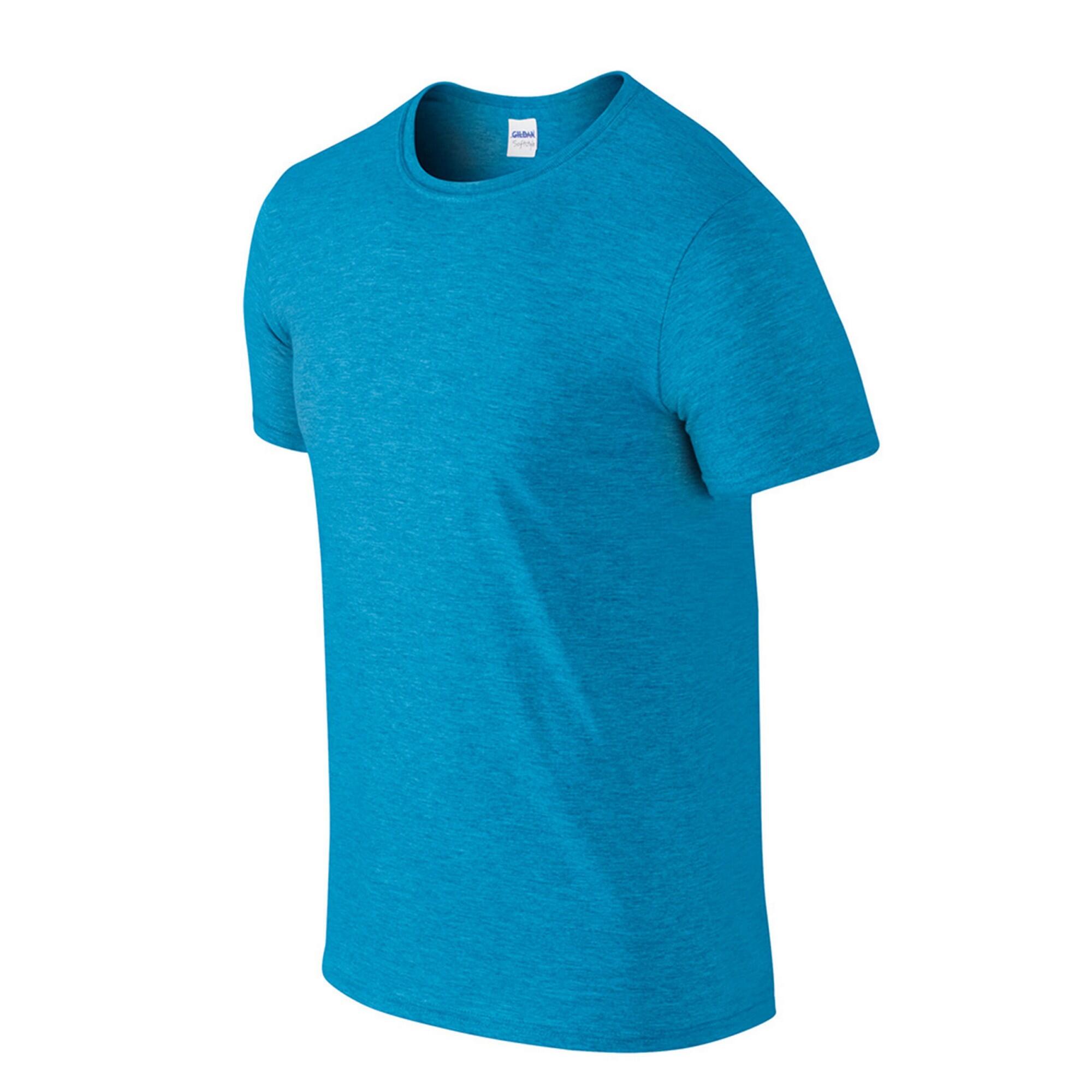 Tshirt SOFTSTYLE Adulte (Saphir Chiné) 3/3