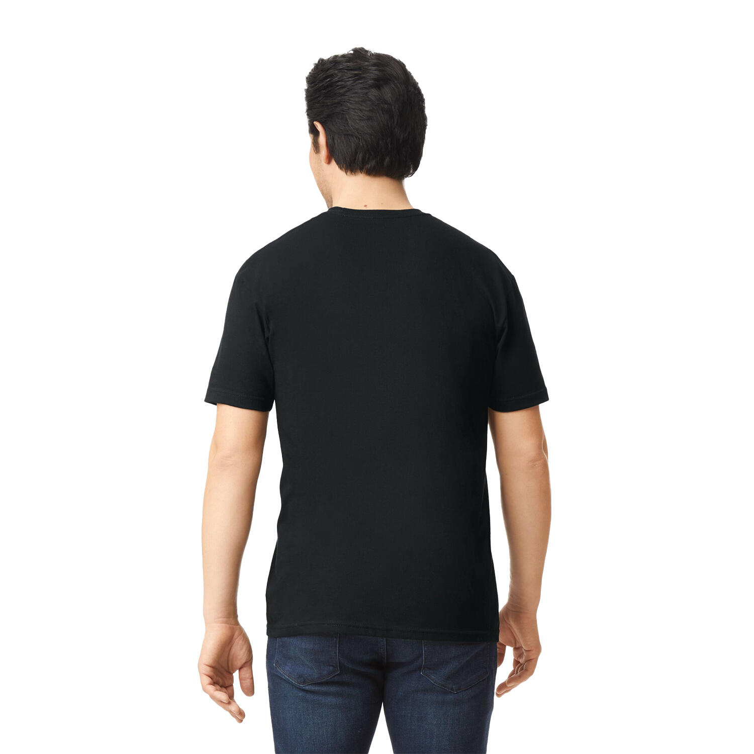 Tshirt SOFTSTYLE Adulte (Noir) 2/2
