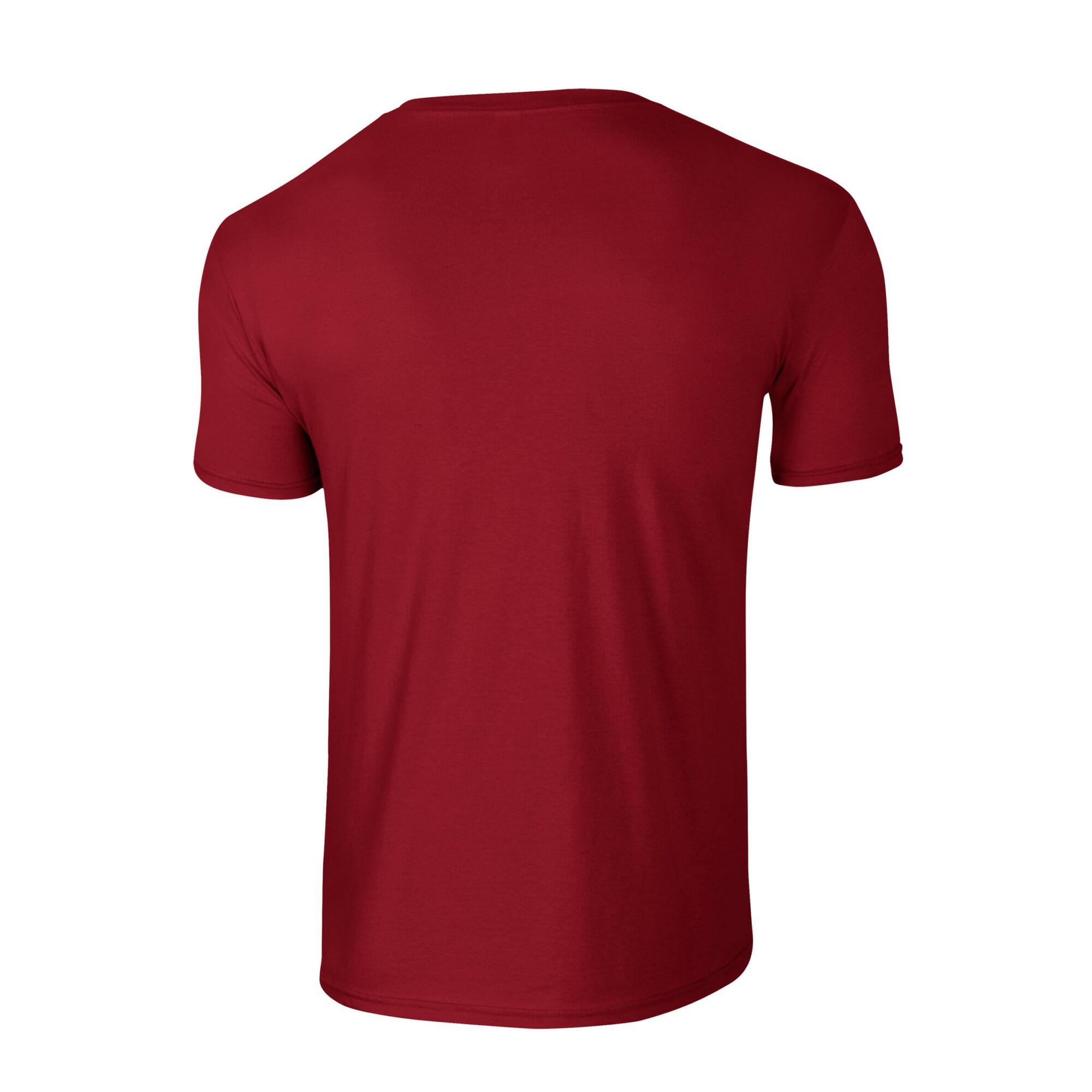 Tshirt SOFTSTYLE Adulte (Rouge Foncé) 2/3
