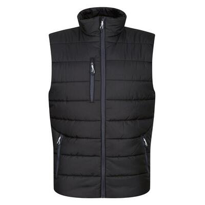 Heren navigate thermisch gilet (zwart/klassiek rood)