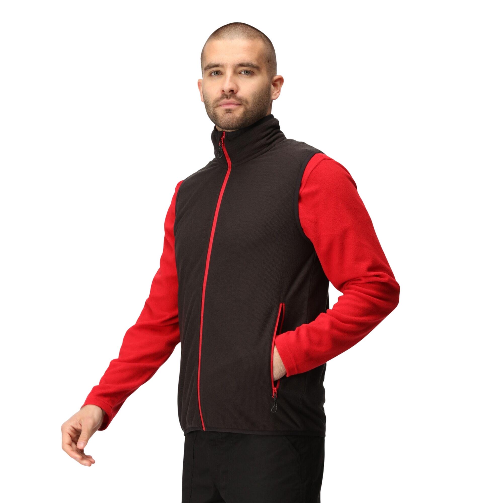 Veste Sans Manches NAVIGATE Homme (Noir / Rouge Classique) 3/4