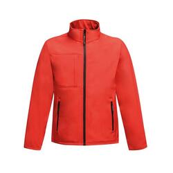Veste Softshell OCTAGON Homme (Rouge Classique / Noir)