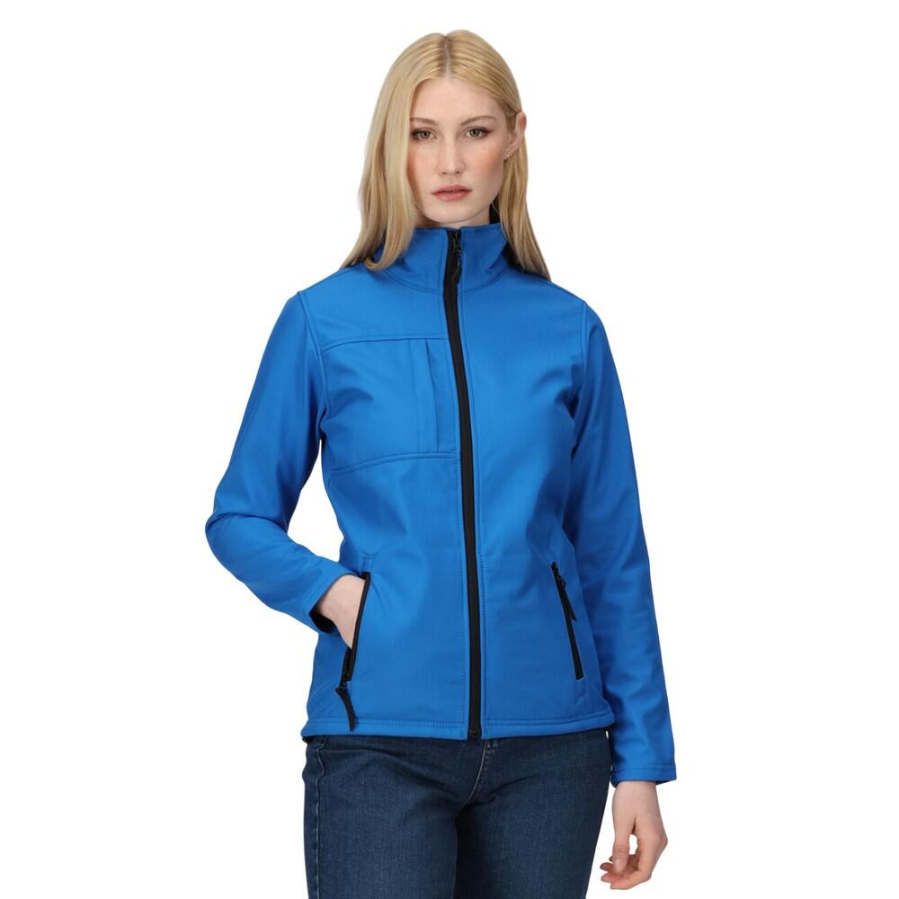Womens/Ladies Octagon II Soft Shell Jacket (Oxford Blue/Black)