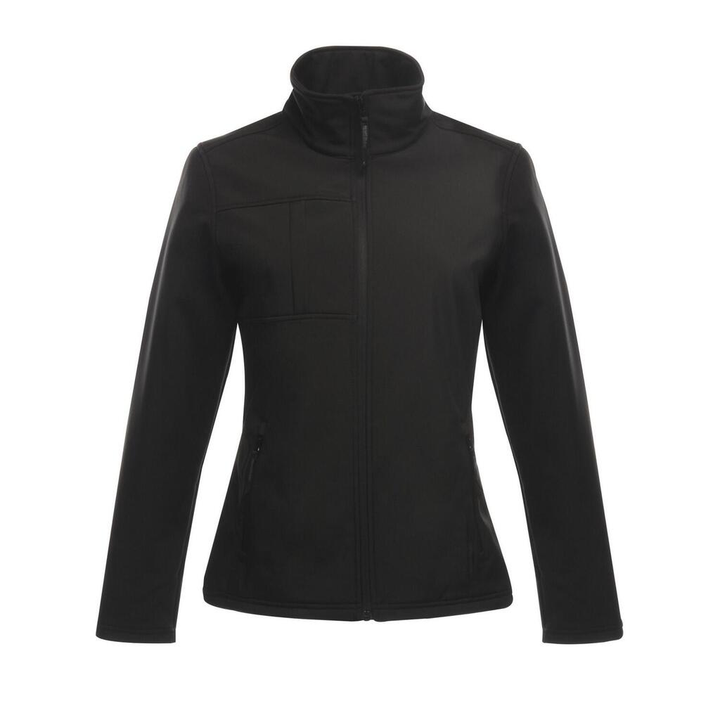 Womens/Ladies Octagon II Soft Shell Jacket (Black)