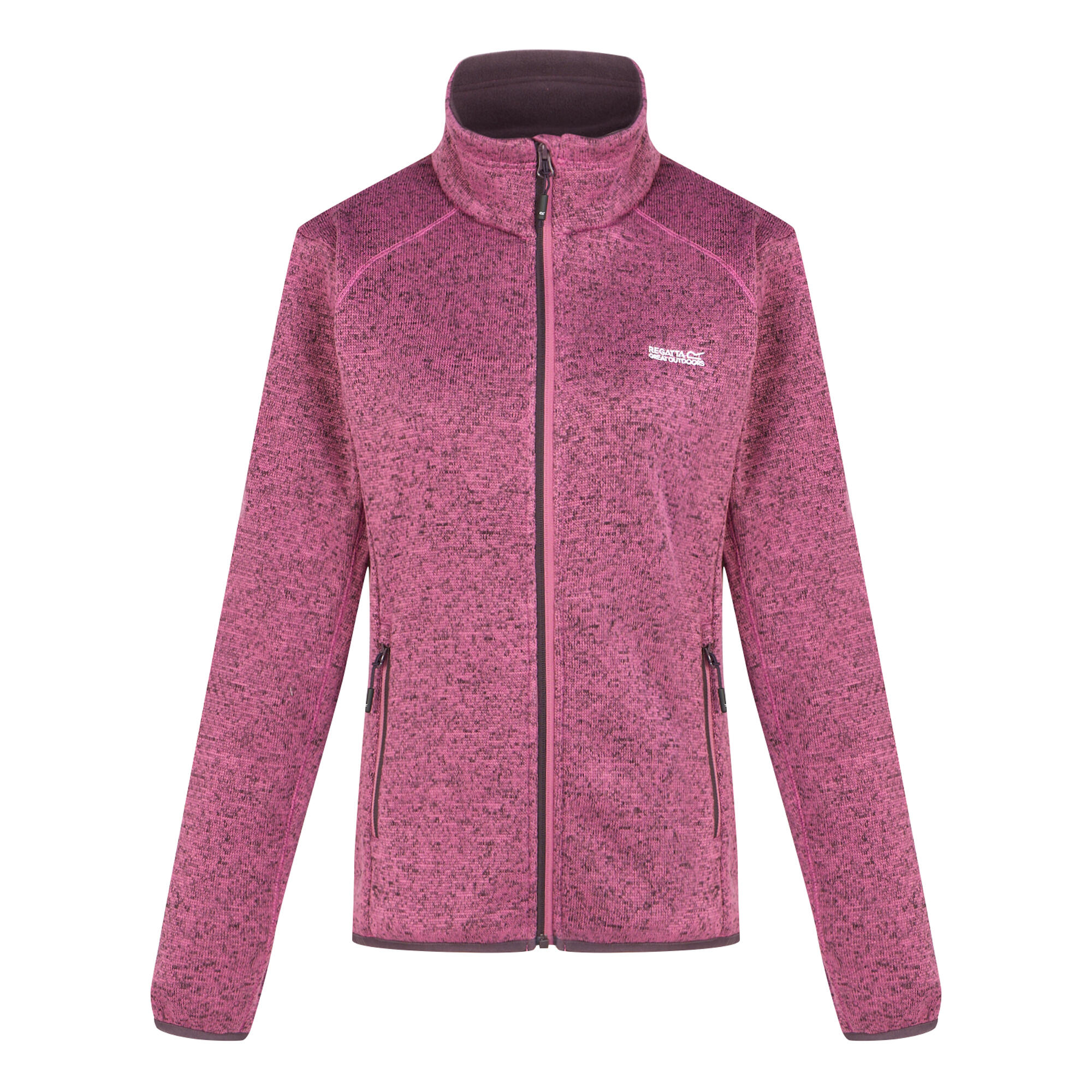 Forro Polar Newhill de Jaspeada para Mujer Violeta REGATTA Decathlon