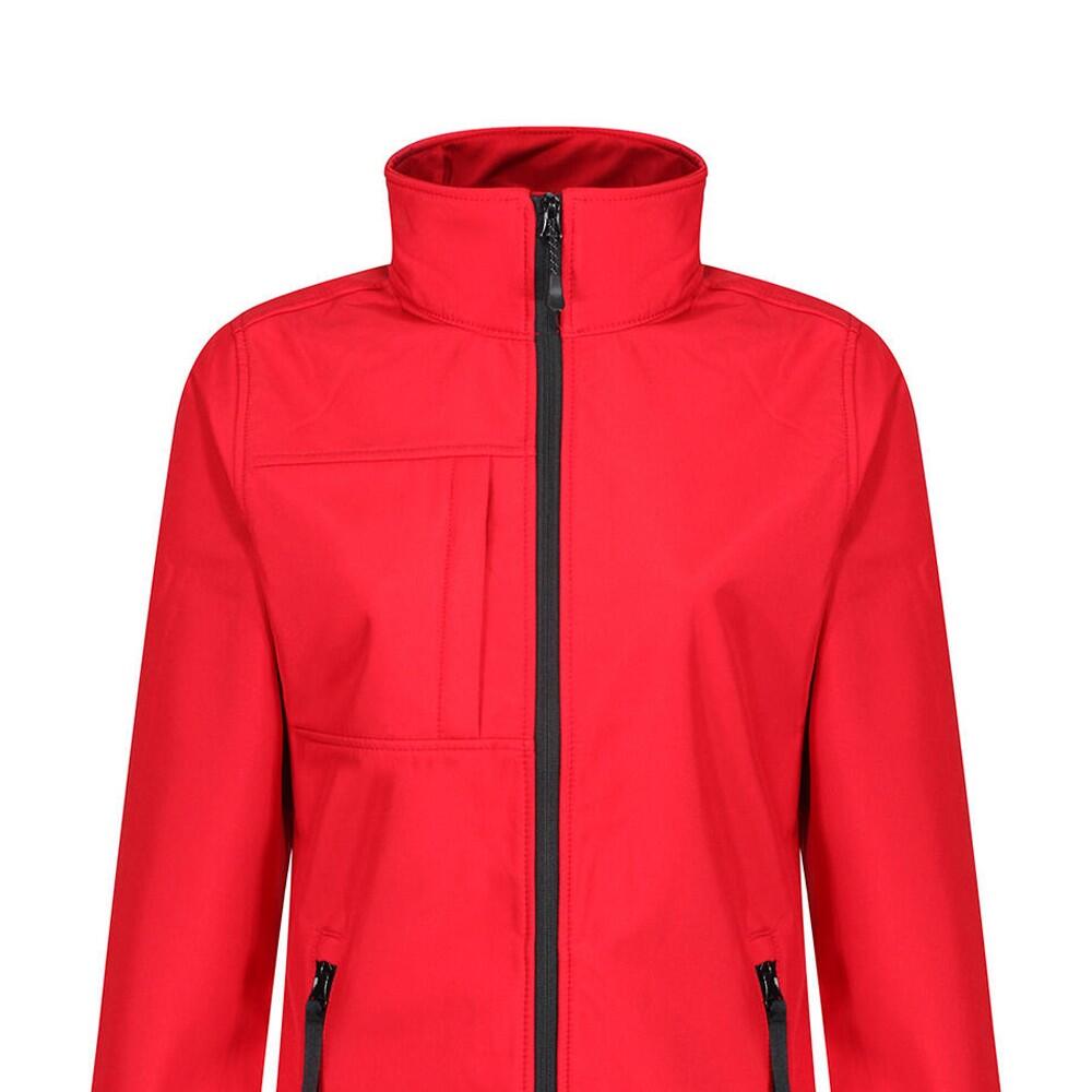 Veste Softshell OCTAGON Femme (Rouge Classique / Noir) 2/3
