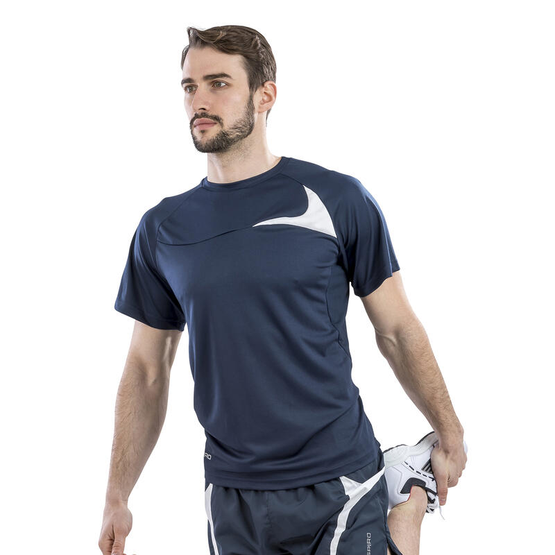 Tshirt DASH TRAINING Homme (Bleu Marine / Blanc)