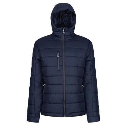Heren navigate thermische hooded jacket (marine / frans blauw)