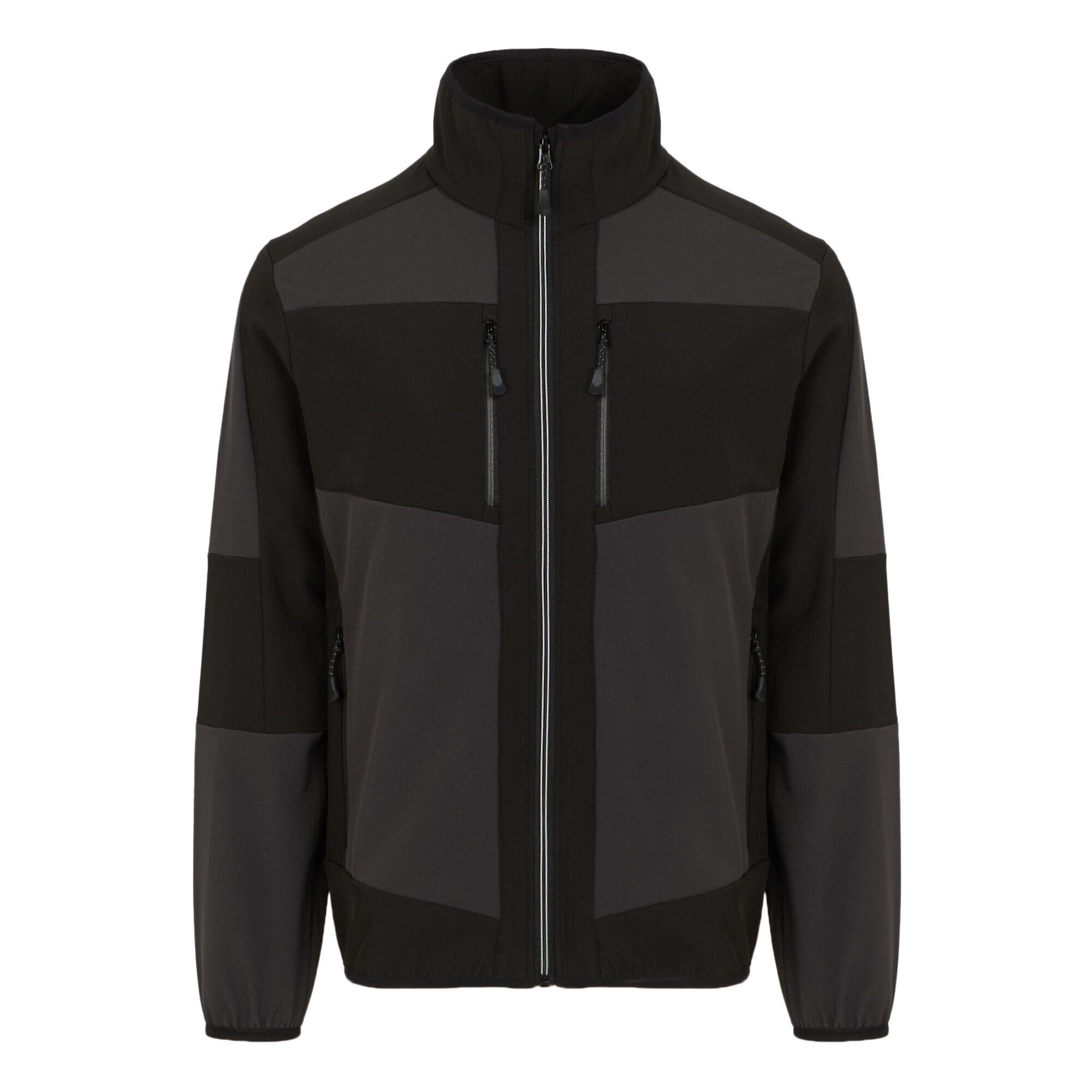 Casaco evolve 2 layer soft shell para homem cinza / preto