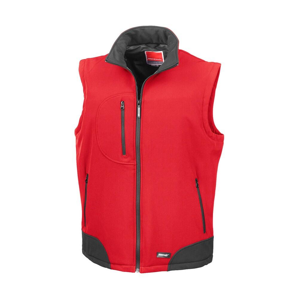 Veste Sans Manches Homme (Rouge / Noir) 2/4