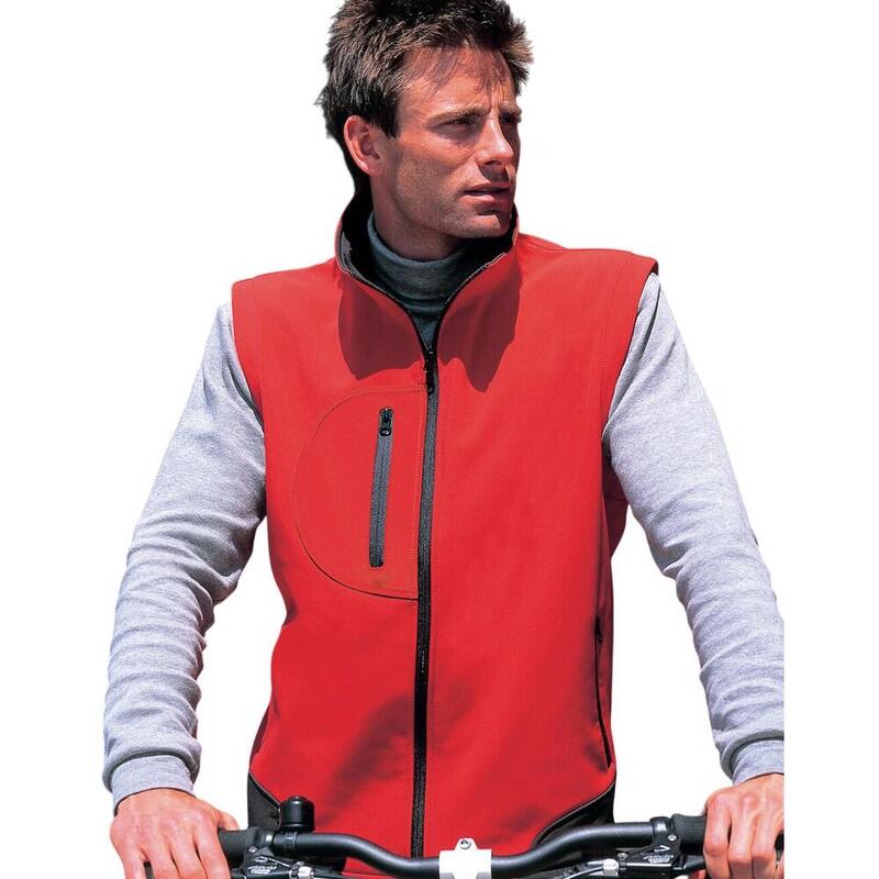 Férfi softshell gilet