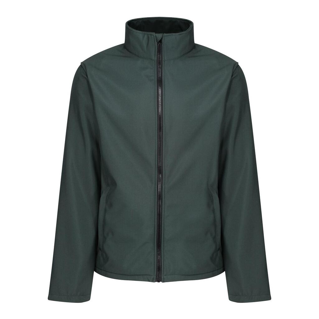 Mens Ablaze Printable Soft Shell Jacket (Dark Spruce/Black)