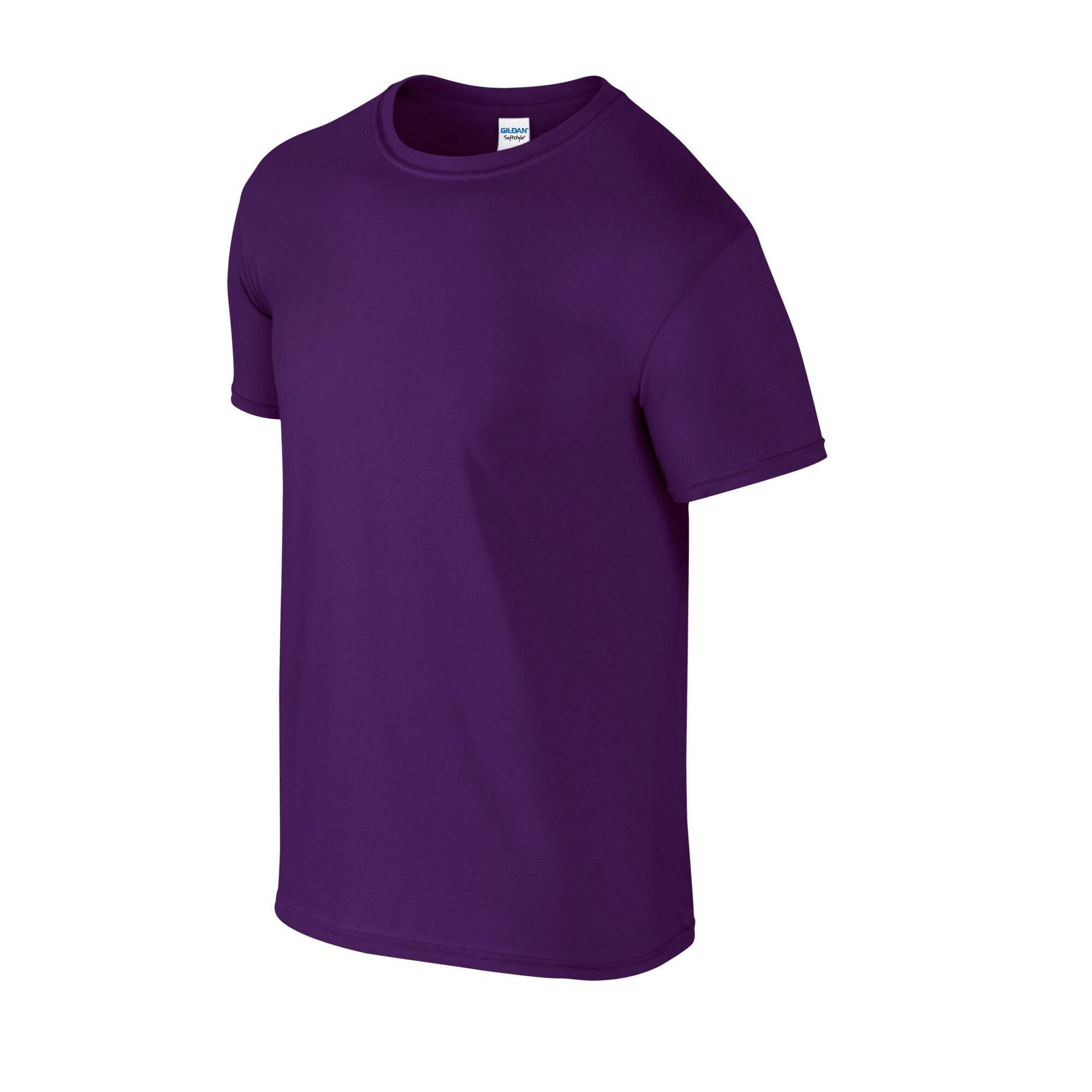 Maglietta Adulto Unisex Gildan Softstyle Viola 3/3
