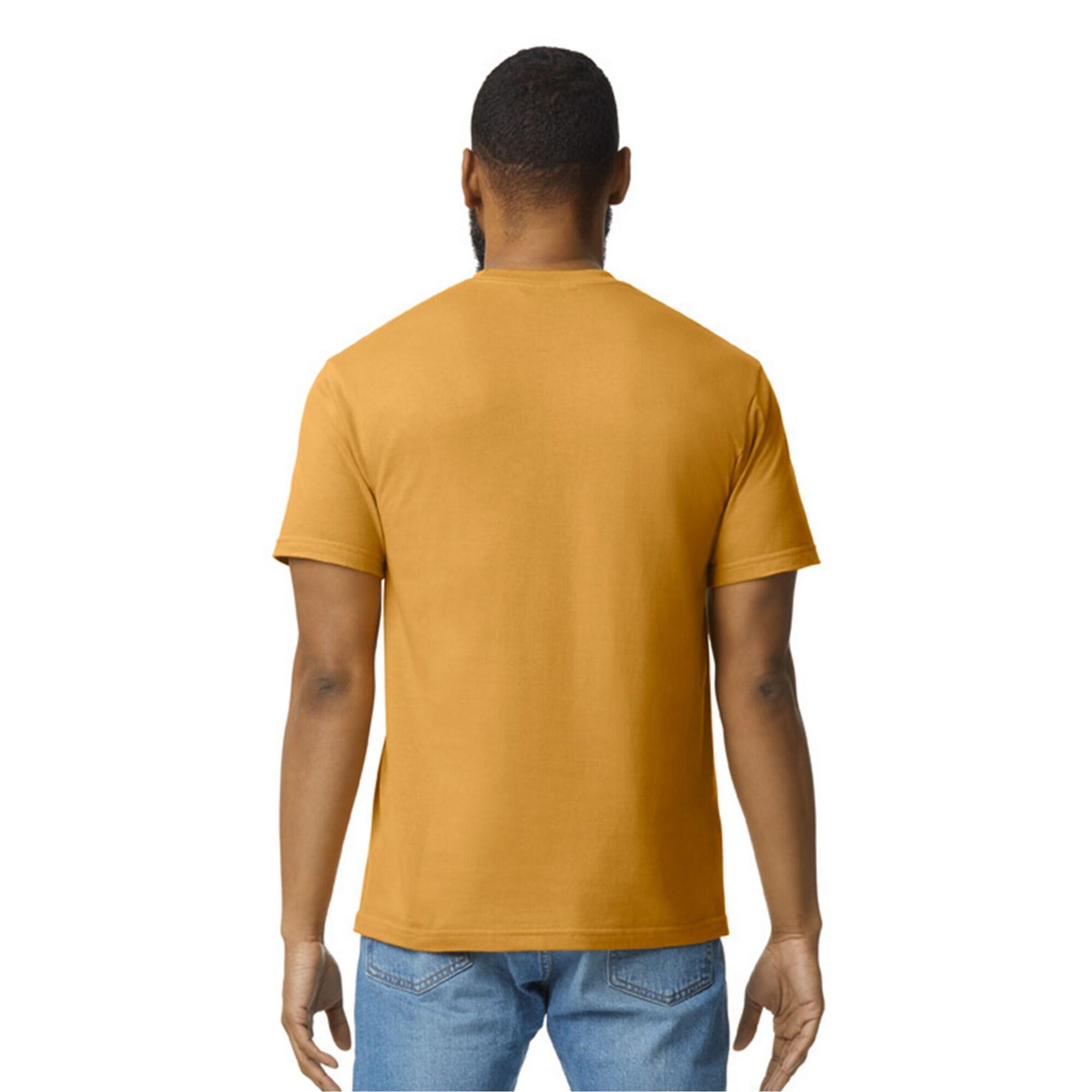 Unisex Softstyle Tshirt voor volwassenen (Mosterd) 2/3