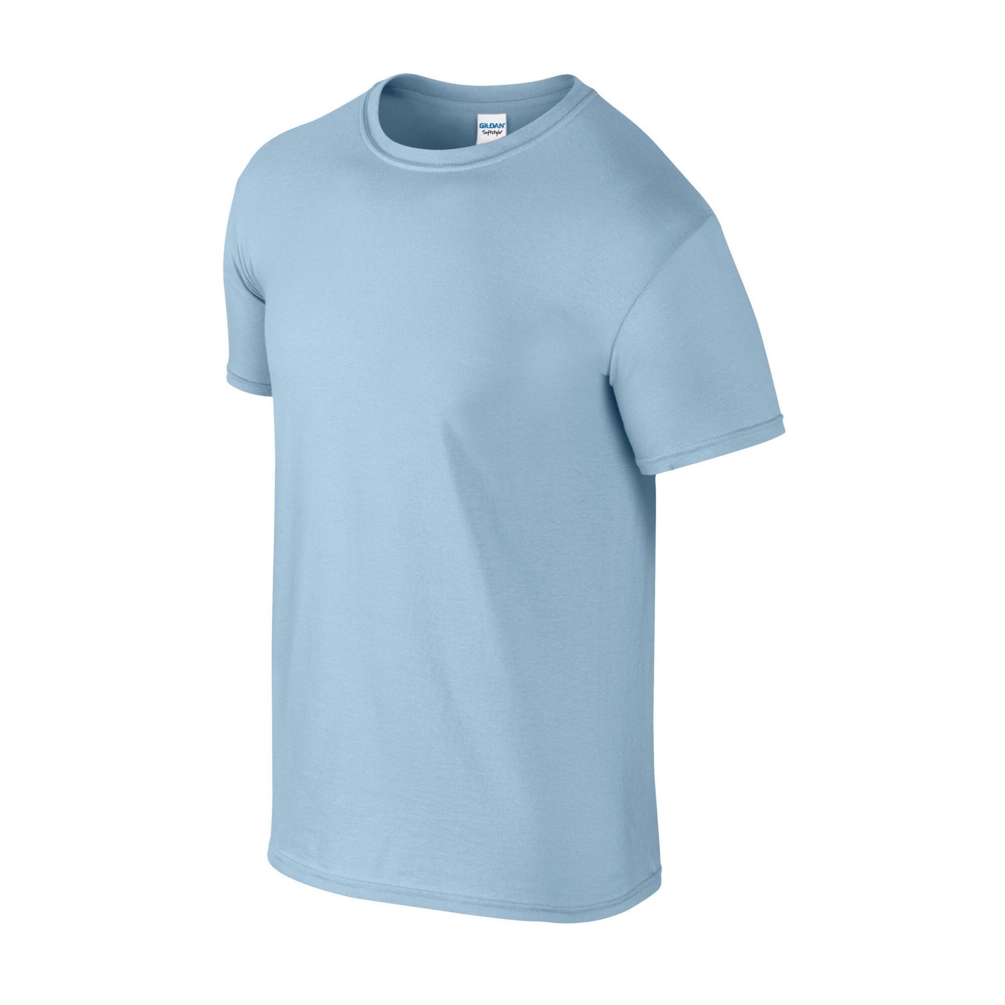 Tshirt SOFTSTYLE Adulte (Bleu Clair) 3/3