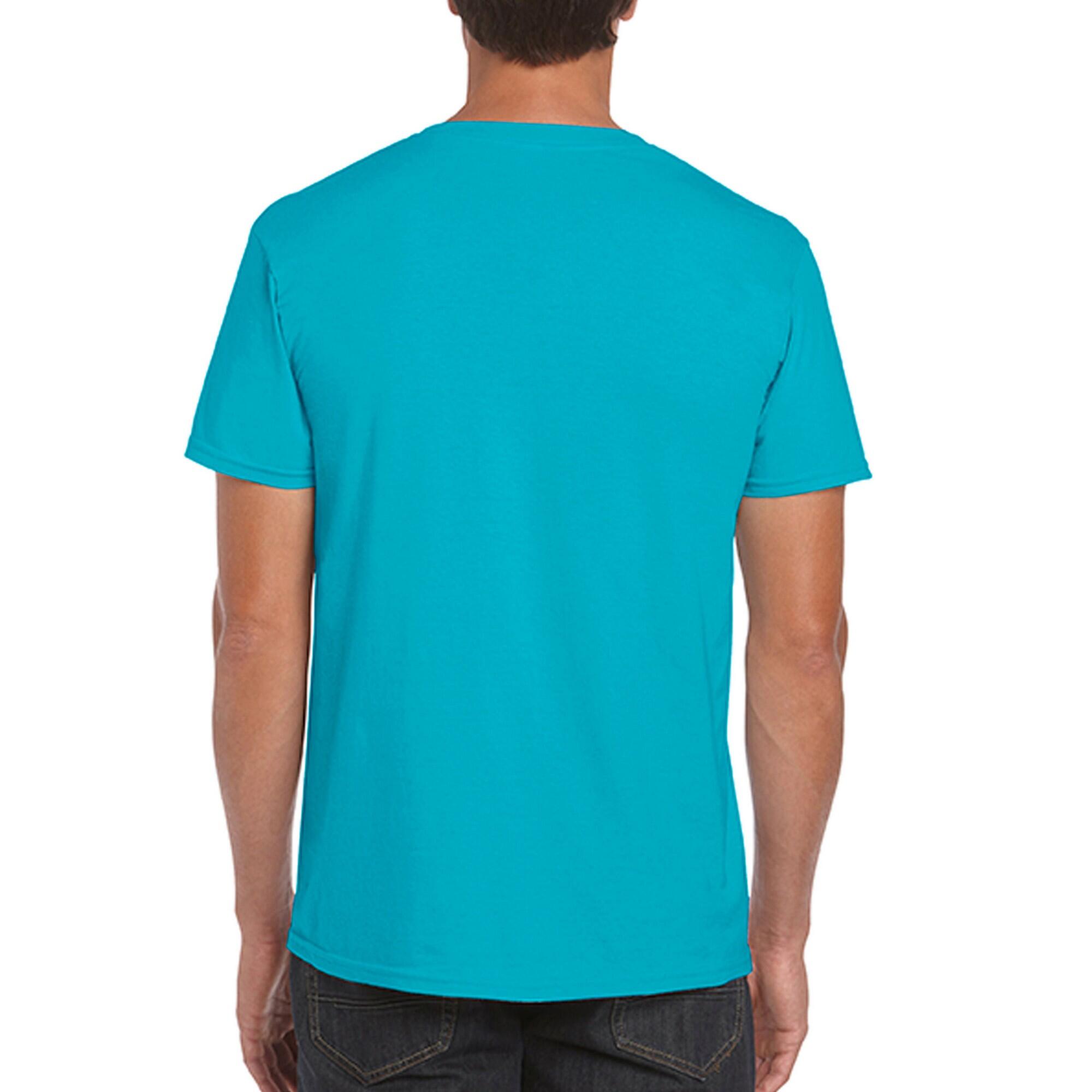 Tshirt SOFTSTYLE Adulte (Bleu Tropical) 2/2
