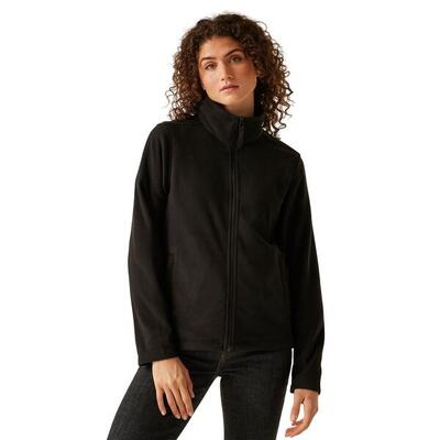 Dames micro full zip fleecejack (klassiek rood)