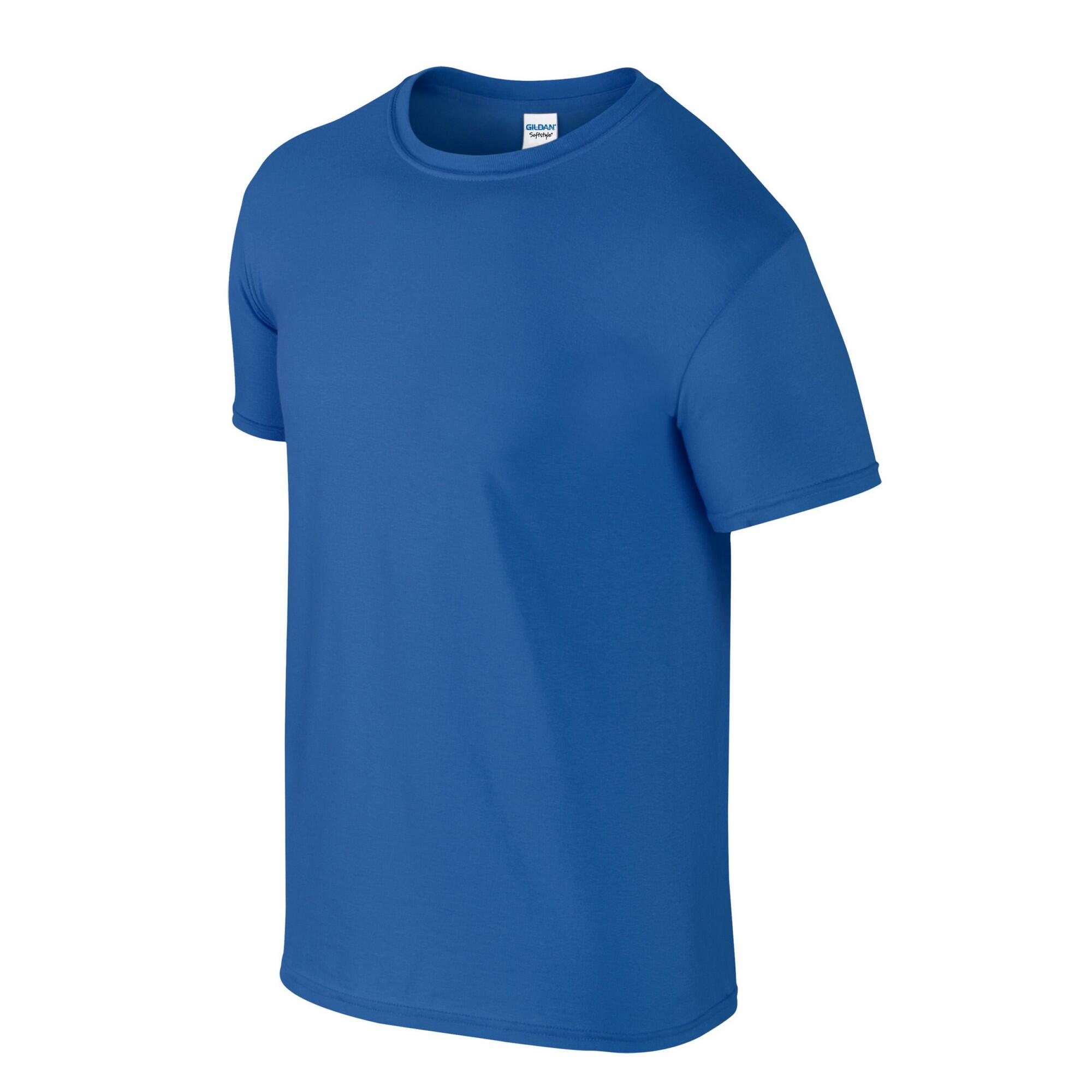 T-Shirt Softstyle Unissexo para adultos (Azul Real) 3/3
