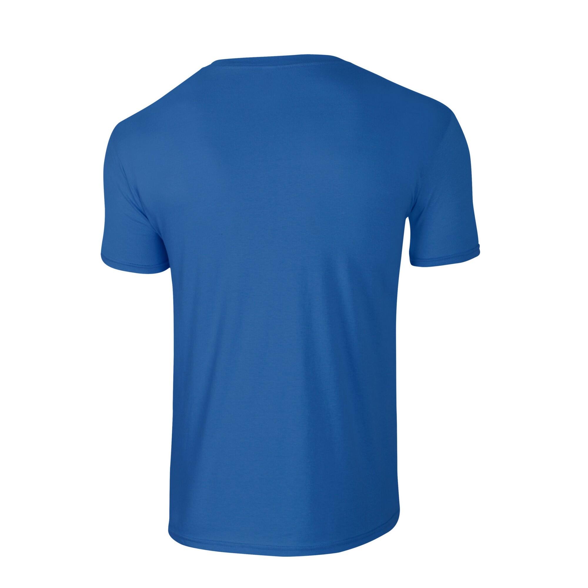 T-Shirt Softstyle Unissexo para adultos (Azul Real) 2/3