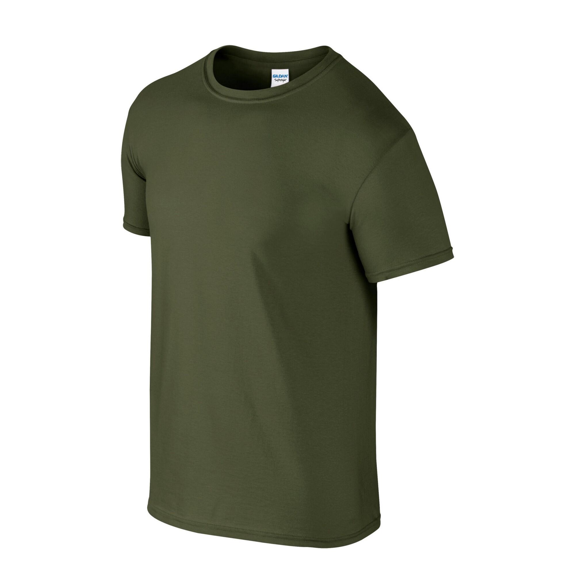 Tshirt SOFTSTYLE Adulte (Vert Kaki) 3/3