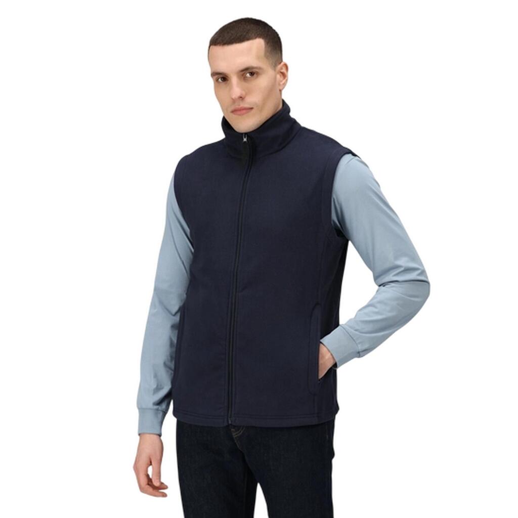 Mens Microfleece Gilet (Dark Navy)