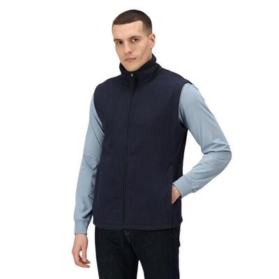 Heren gilet van microfleece (donkere marine)