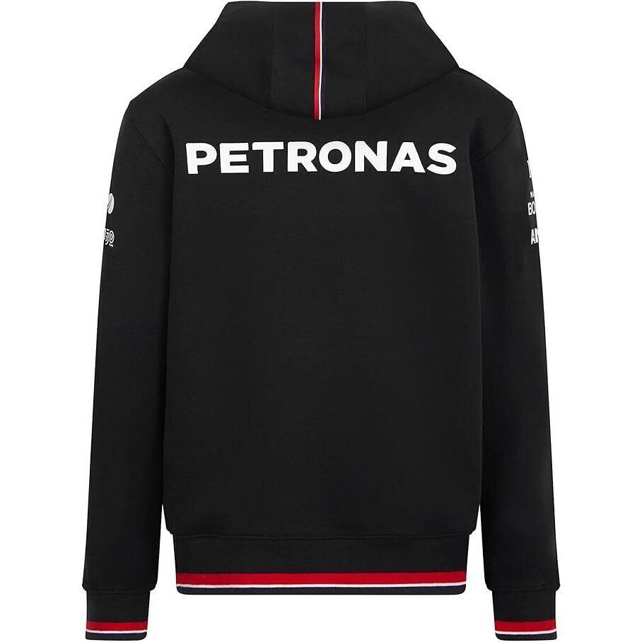 Cappuccio Mercedes Jr Map F1 Rp Hooded Sweat, Nero, Bambini 2/2
