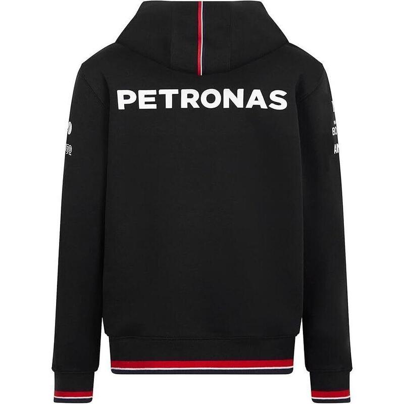 Hanorac copii Mercedes Jr Map F1 Rp Hooded Sweat, Negru