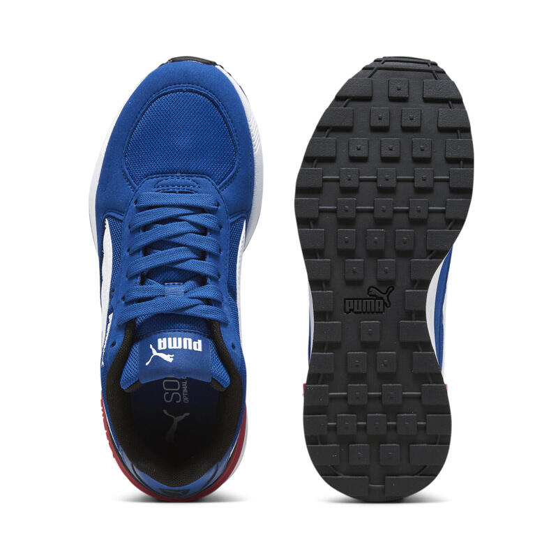 Młodzieżowe buty sportowe Graviton PUMA Clyde Royal White Black Blue