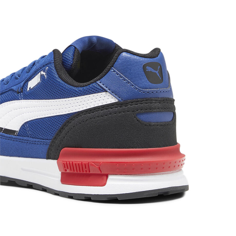 Młodzieżowe buty sportowe Graviton PUMA Clyde Royal White Black Blue