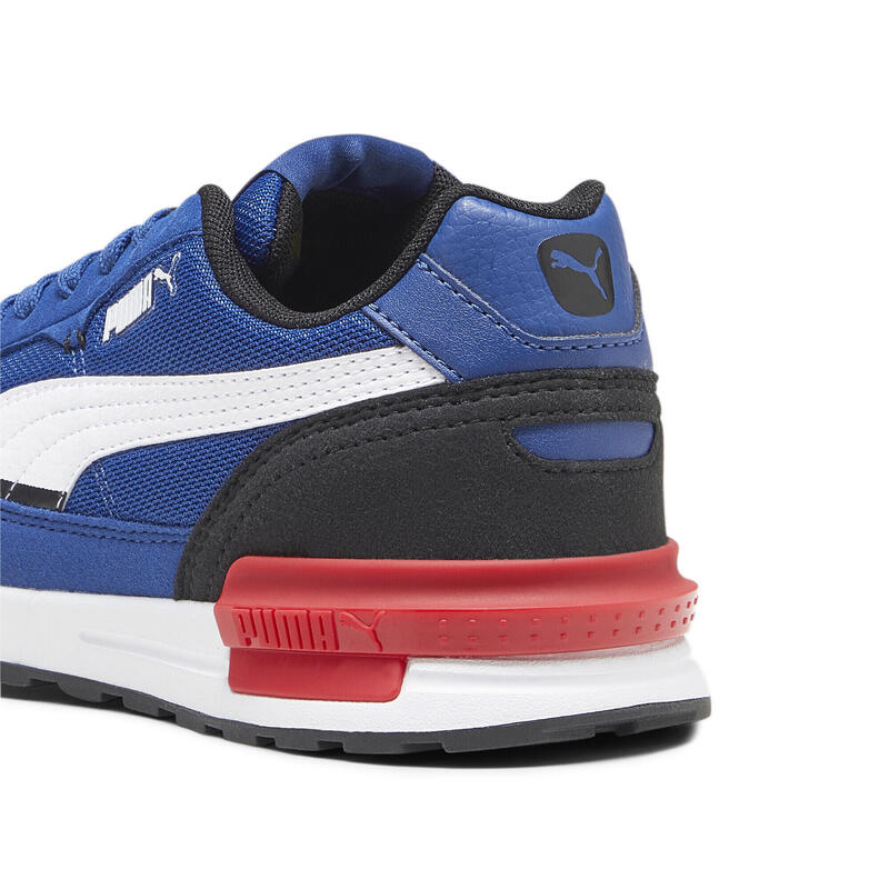 Młodzieżowe buty sportowe Graviton PUMA Clyde Royal White Black Blue