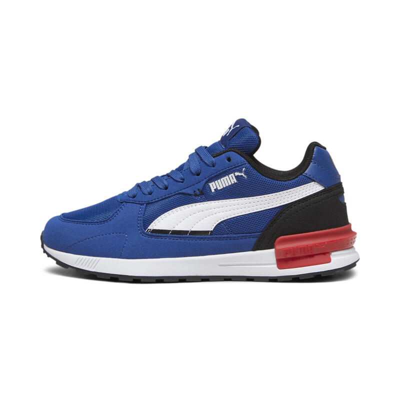 Młodzieżowe buty sportowe Graviton PUMA Clyde Royal White Black Blue