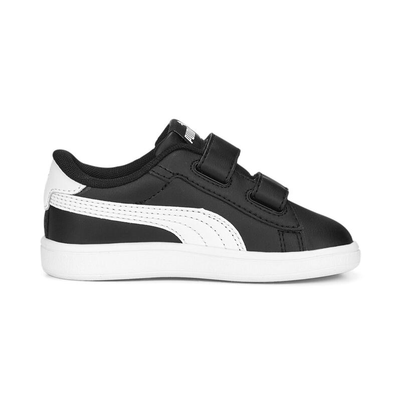 Smash 3.0 leren V sneakers voor baby’s PUMA Black White