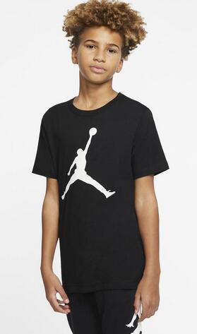 T-shirt ragazzo jordan jdb jumpman logo dri-fit - nero