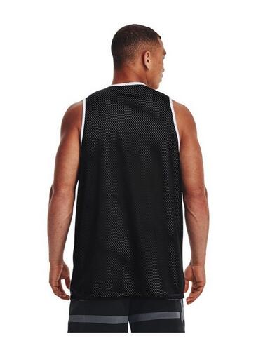 Canotta uomo under armour baseline reversible bianco/nero 2/5