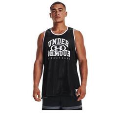 t-shirt de basket Under Armour Baseline Noir