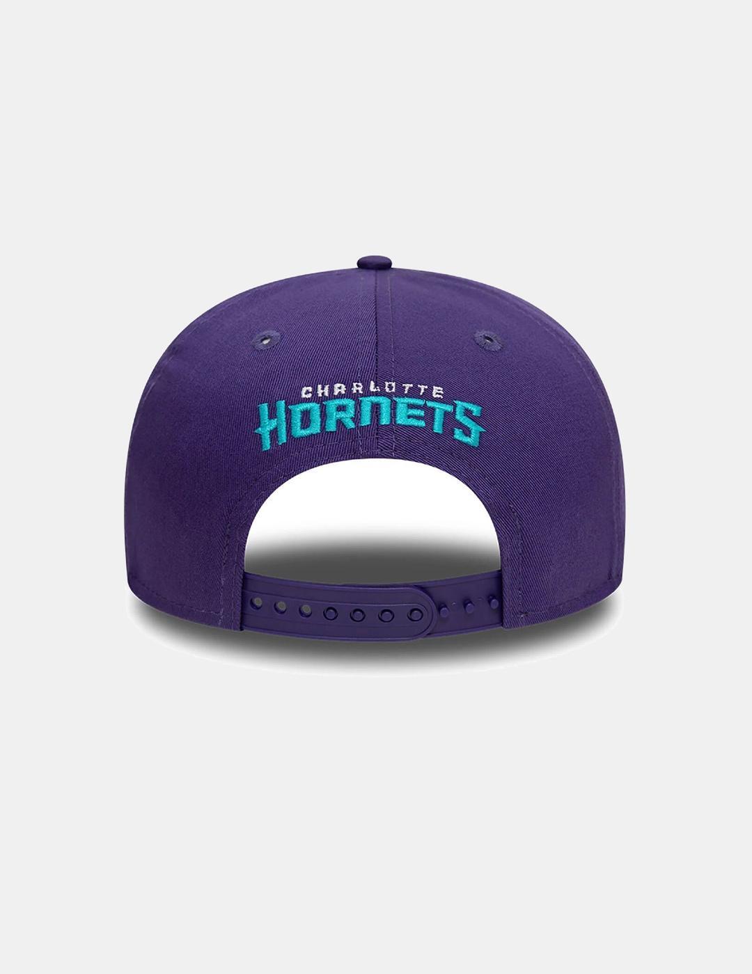 Cappelli New Era New Era 950 patch Charlotte Hornets Viola 3/6