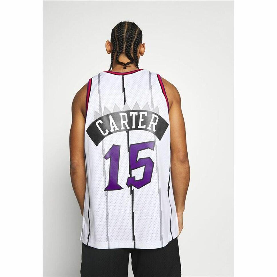 Koszulka do koszykówki Mitchell & Ness Toronto Raptors Vince Carter Biały