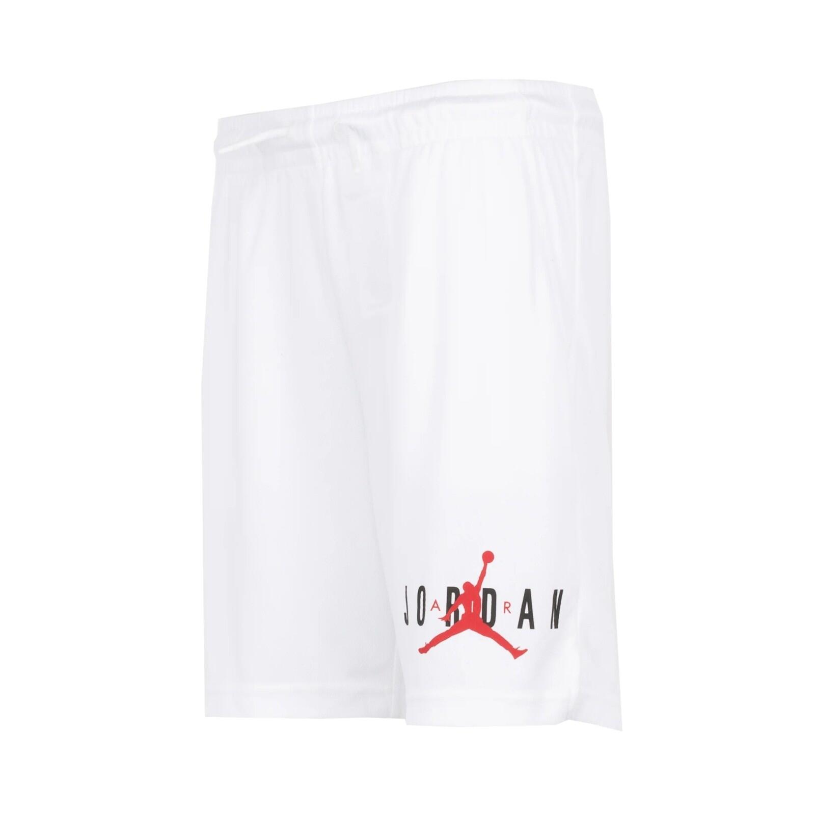 Pantaloncino bambino jordan essentials graphic mesh bianco 2/3