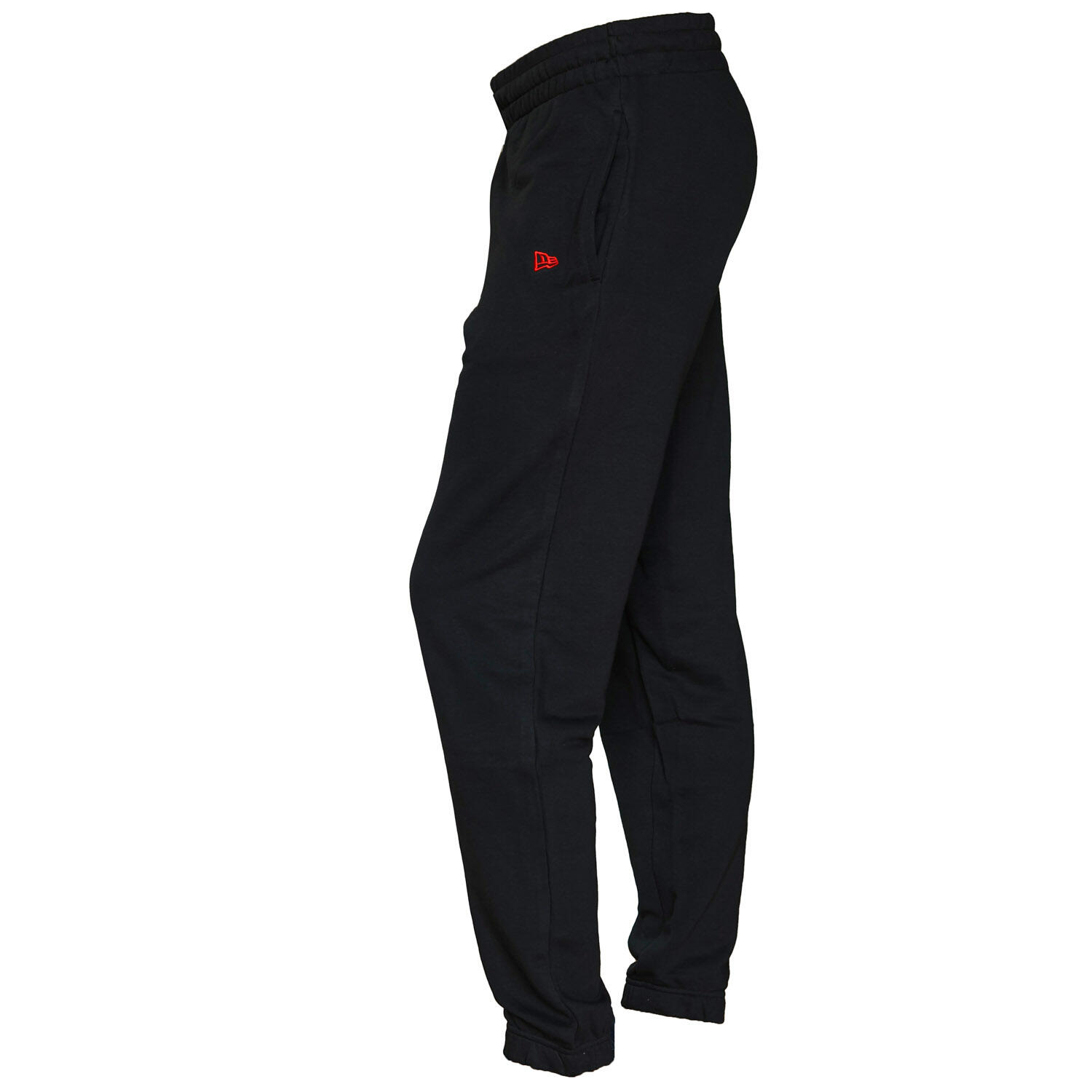 Pantalone Uomo New Era Jogger Chicago Bulls Nba Script Nero 2/6