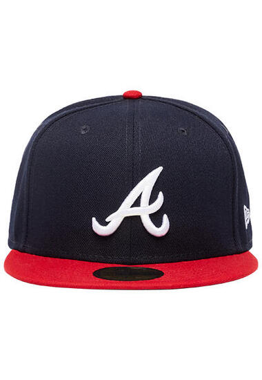 Casquette MLB Atlanta Braves New Era authentic performance 59FIFTY Bleu marine -