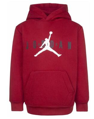 Felpa ragazzo jordan jumpman sustainable po - rosso