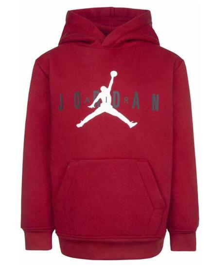 Felpa ragazzo jordan jumpman sustainable po - rosso
