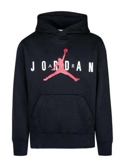 Felpa ragazzo jordan jumpman sustainable - nero