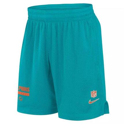 Short NFL Miami Dolphins Nike Sideline Mesh 2024 aqua