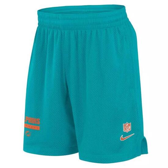 Short NFL Miami Dolphins Nike Sideline Mesh 2024 aqua