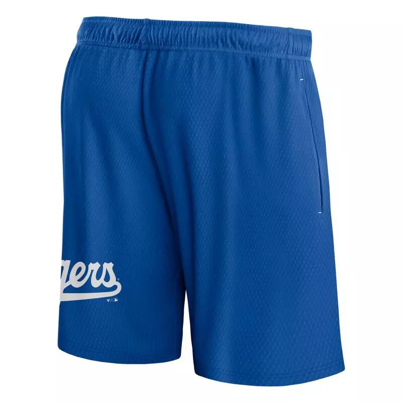 Short MLB Los Angeles Dodgers Fanatics Mesh Bleu
